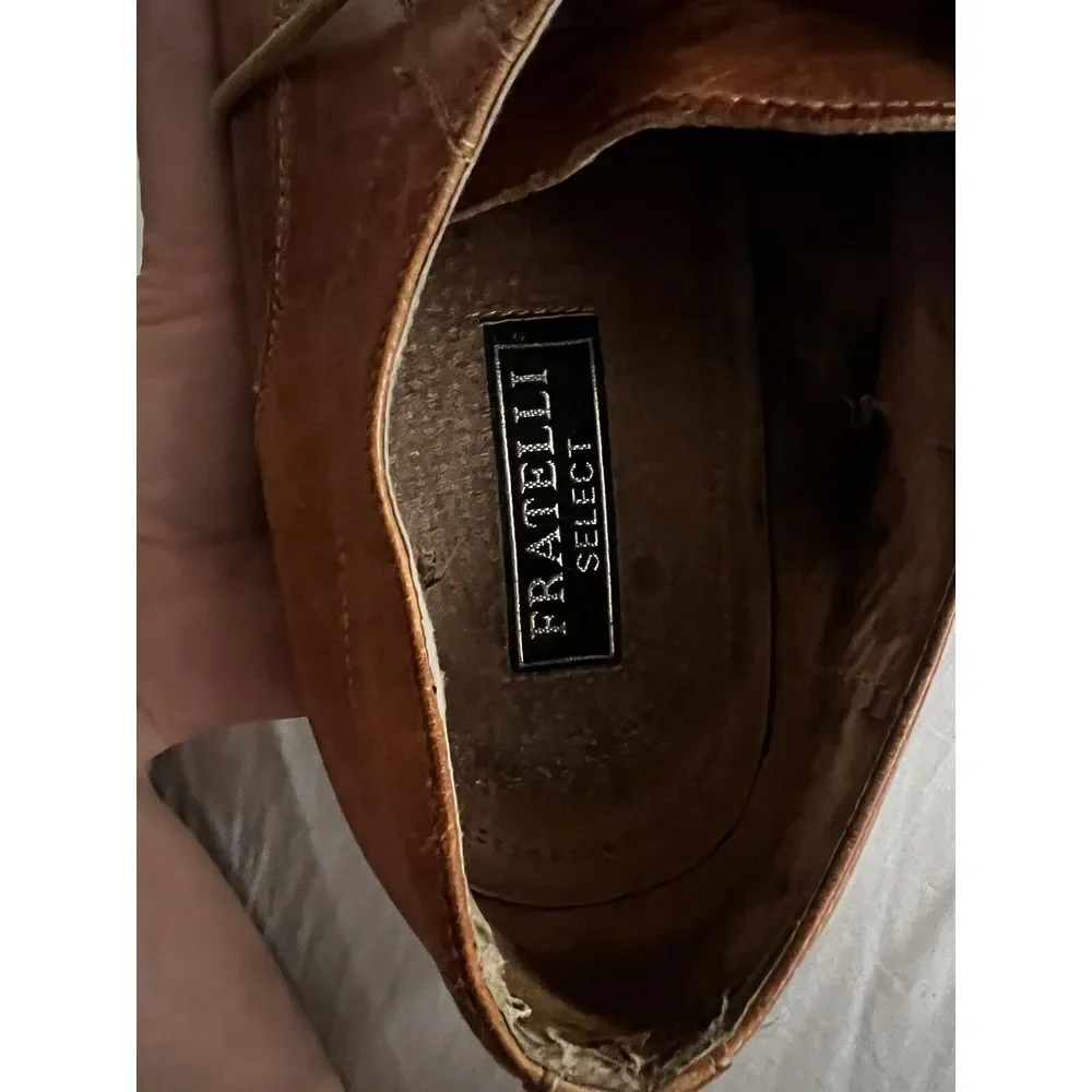 Fratelli Select Men's Square Toe Size 12 Lace‎ Up Shoes